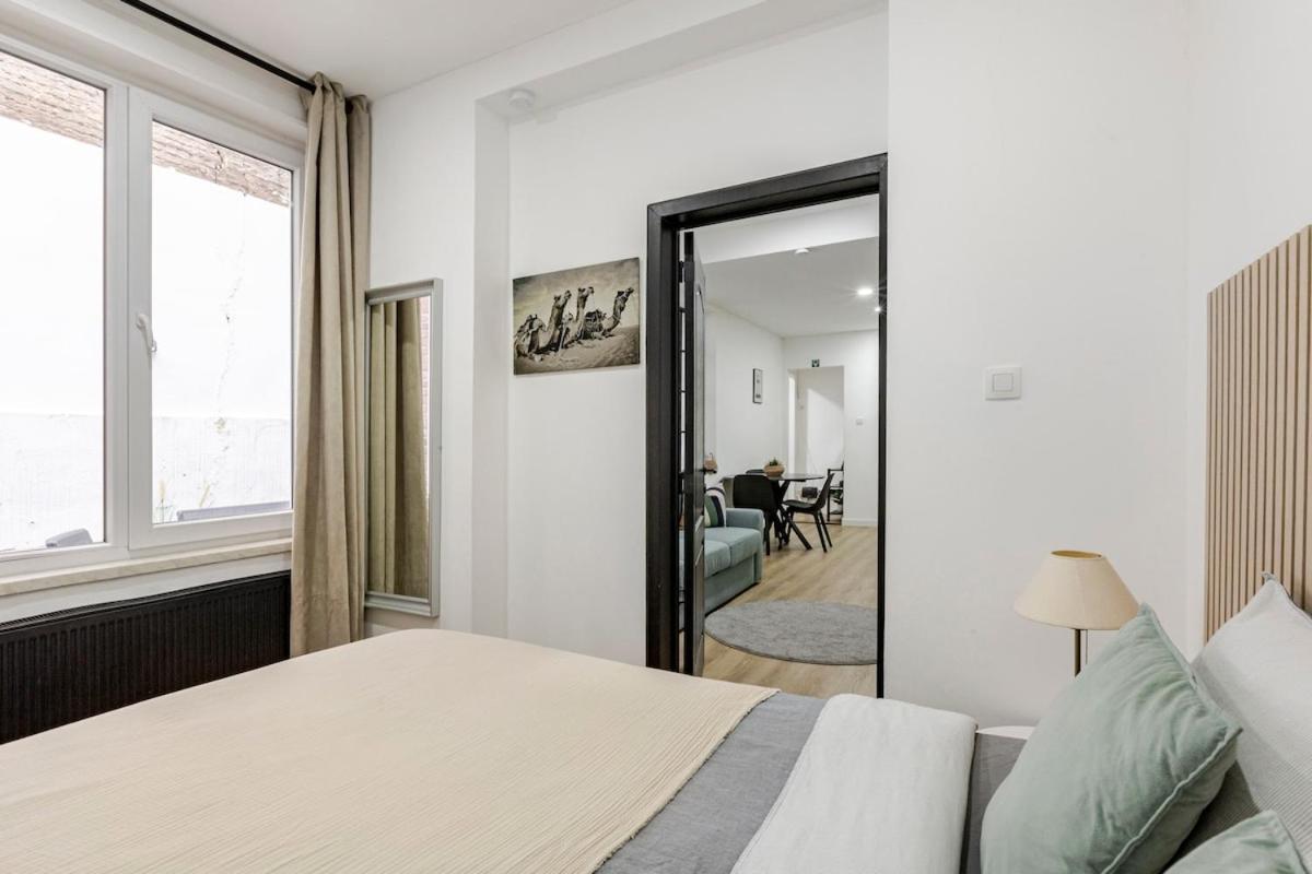 Cosy Appartement Met Tuin In Centrum Antwerpen Gratis Parking Free Parking! Exteriör bild