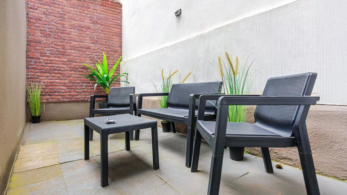 Cosy Appartement Met Tuin In Centrum Antwerpen Gratis Parking Free Parking! Exteriör bild